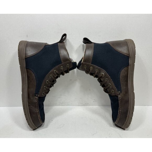 Lems Men's Stylish Brown and Blue Boots - Picture 5 of 8